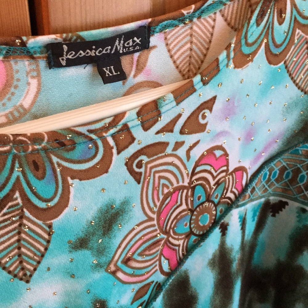 Jessica Max Sparkle Pattern Top - Picture 4 of 7